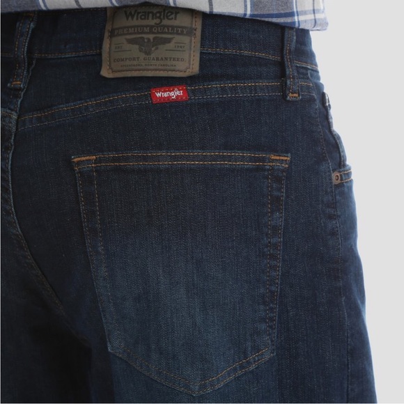 Wrangler Men's Relaxed Fit Jeans -Blue 42x30 - Picture 4 of 7